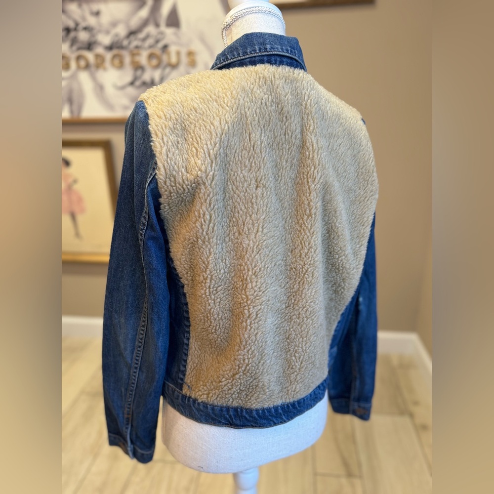MOTHER Cabin Fever Denim & Sherpa Jacket - Picture 9 of 12